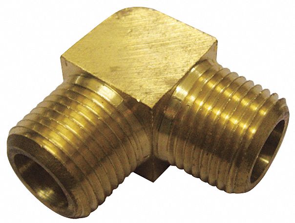 90 Elbow Brass 1/8 in Pipe Size MNPT
