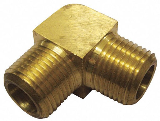 90 Elbow Brass 3/8 in Pipe Size MNPT