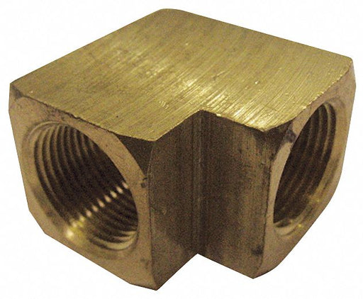 90 Extruded Elbow Brass 3/8 in 10 PK