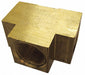 Extruded Tee Brass 1/2 in FNPT 10 PK