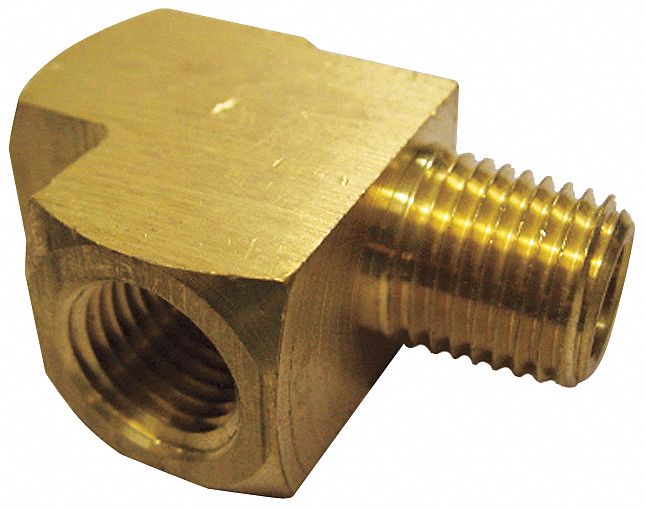 Extruded Street Tee Brass 3/8 in 10 PK