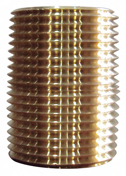 Close Nipple Brass 3/8 In PK10