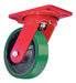 Plate Caster Swivel Polyurethane 7 3/4 H