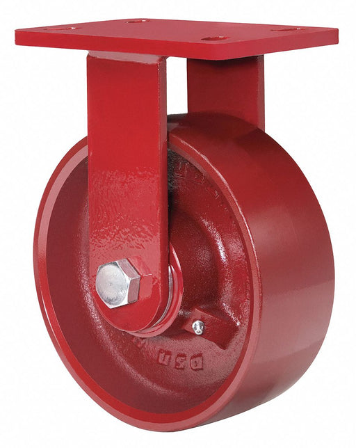 Plate Caster Rigid Iron 5 5/8 H