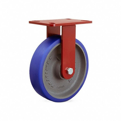 Plate Caster Rigid Polyurethane 9 3/4 H