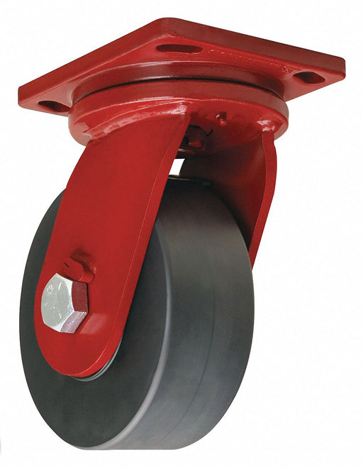 Plate Caster Swivel Nylon 10 1/2 H
