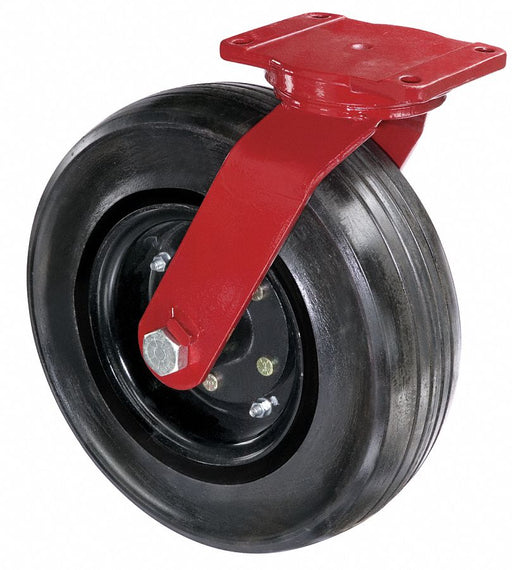 Plate Caster Swivel Rubber 18 1/2 H
