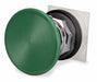 Mushroom Head Push Button Green 30mm