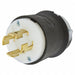 LckPlg Strt 30 A Blk White Nylon 4Blds
