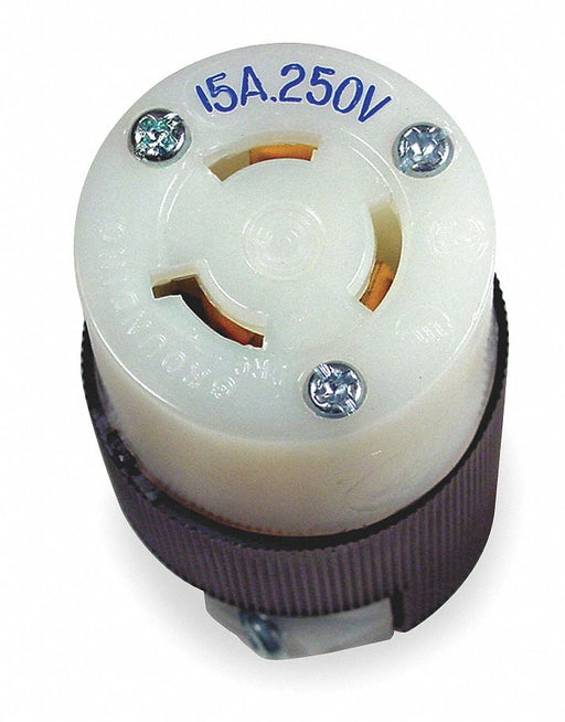 LckCon Strt 15 A Black White Nyl L6-15R