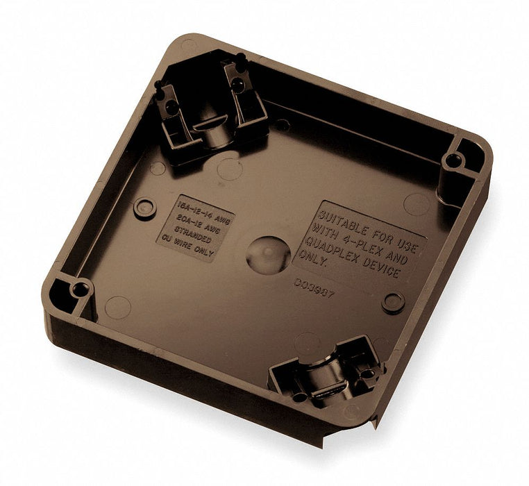 Adapter Box Brown 4 in Square Box