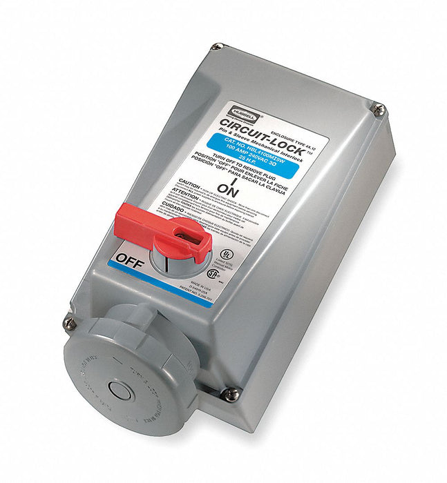 WTMchIntrlkDvc 4P5W 60A 120/208VAC 15hp