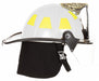 Fire Helmet White Traditional