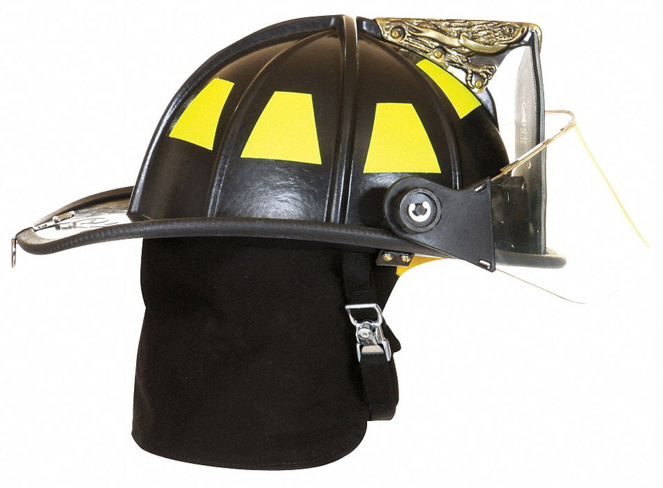 Fire Helmet Black Traditional