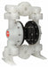 Dbl DphrmPmp Flange PTFE/PP 1/2in 126gpm