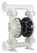 Dbl DphrmPmp Flange PTFE/PP 3/4in 182gpm