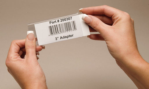 LabelHolder 3inL 1inW Clear PK25