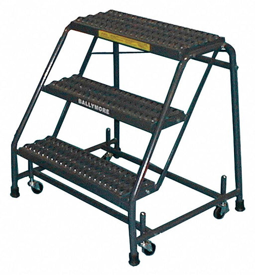 Rolling Ladder Steel 28-1/2 In.H