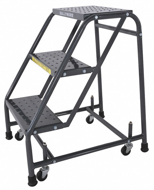Rolling Ladder Steel 28-1/2 In.H