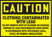 Safety Label 3.5in x 5in Vinyl PK5