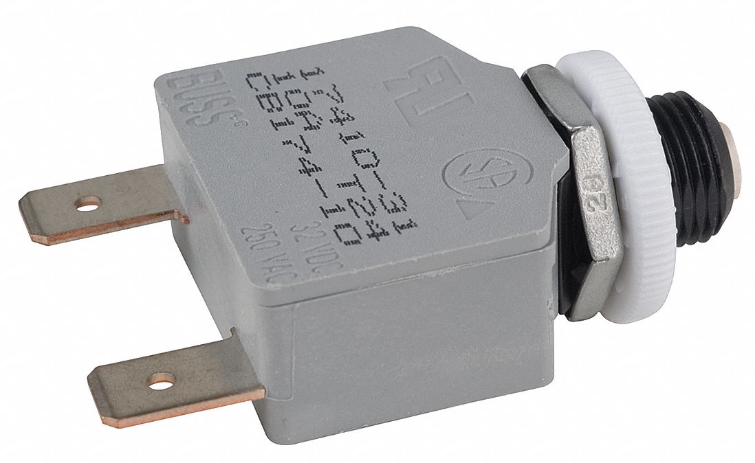 Circuit Breaker 10A Manual Reset 250VAC