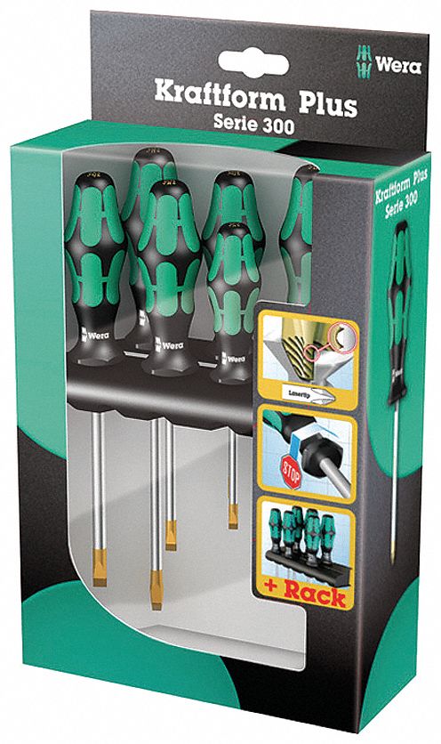 Screwdriver Set Slotted/Phillips 6 pcs.