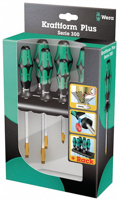 Screwdriver Set Slotted/Phillips 6 pcs.