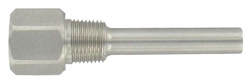 Industrial Thermowell 304SS 1/4 NPT