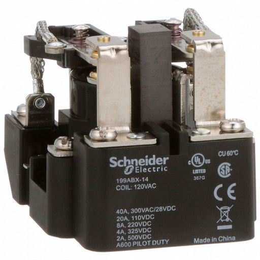 H8148 Open Power Relay 120V AC DPDT 8Pins
