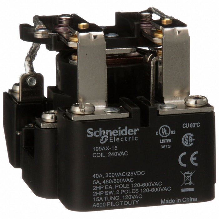 Open Power Relay 240V AC DPDT 8Pins