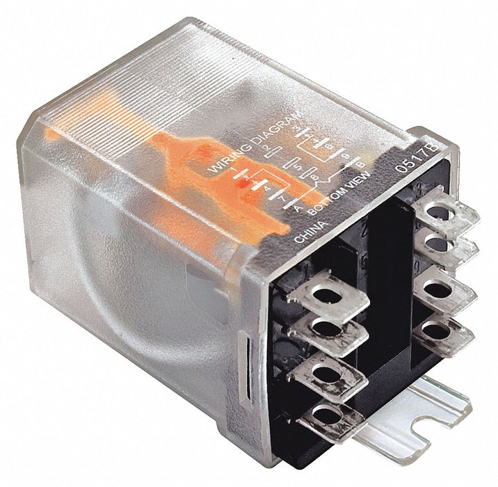 H8093 EnclosedPower Relay 24VAC 3PDT 11Pins