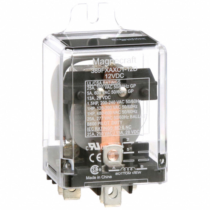H8160 Enclosed Power Relay 12VDC SPDT 5Pins