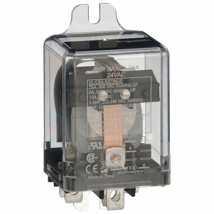 H8160 Enclosed Power Relay 24VAC SPDT 5Pins