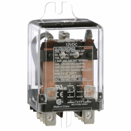 H8161 Enclosed Power Relay 8 Pin 12VDC DPDT