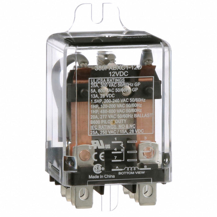 H8161 Enclosed Power Relay 8 Pin 12VDC DPDT