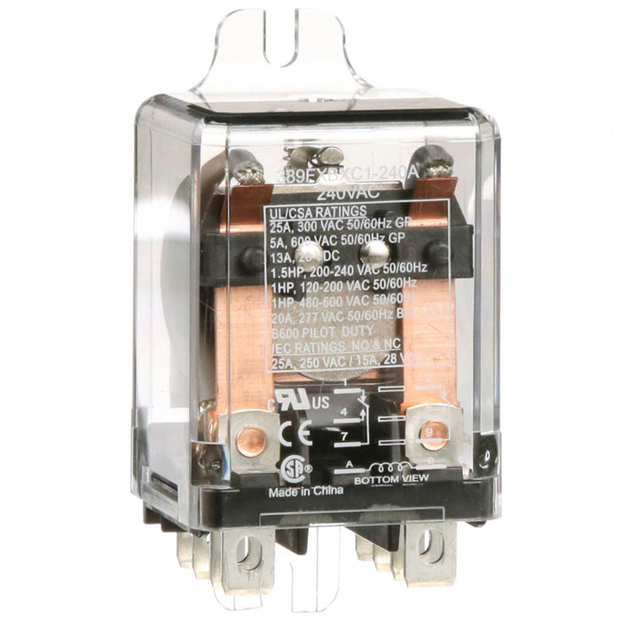 H8161 EnclosedPower Relay 240VAC DPDT 8Pins