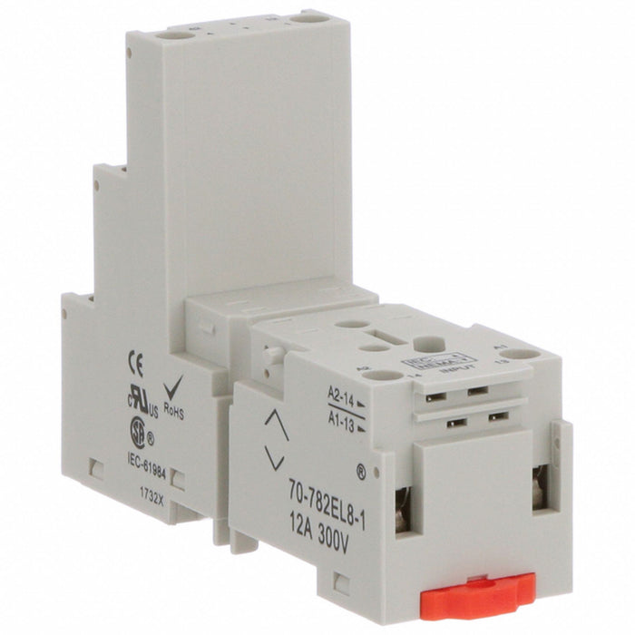Relay Socket Square 8 Pins 12 A