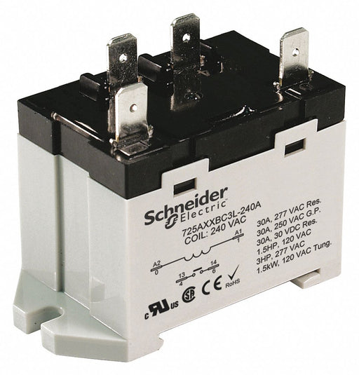 EnclosedPower Relay 12VDC SPST-NO 4Pin