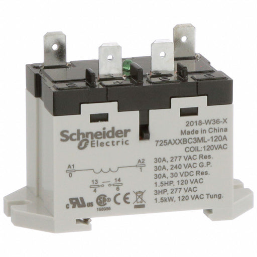 H8131 EnclosedPower Relay 120VAC SPST-NO 4Pins