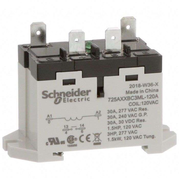 H8131 EnclosedPower Relay 120VAC SPST-NO 4Pins
