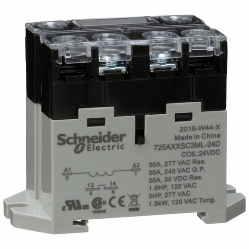 EnclosedPower Relay 24VDC SPST-NO 4Pin
