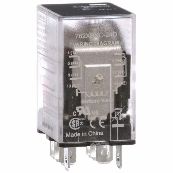 H8016 GeneralPurpose Relay 24VDC DPDT 8Pins