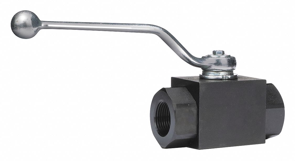 Manual 2-Way Ball Valve NPT Carbon Steel