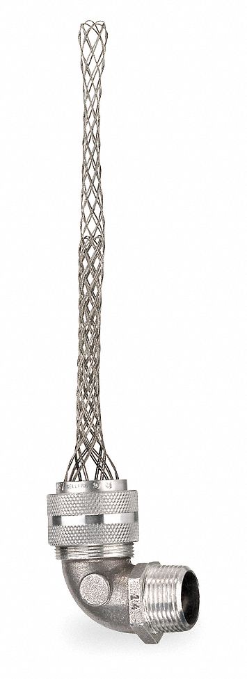 Connector Alum L - Strain Relief 5.62in