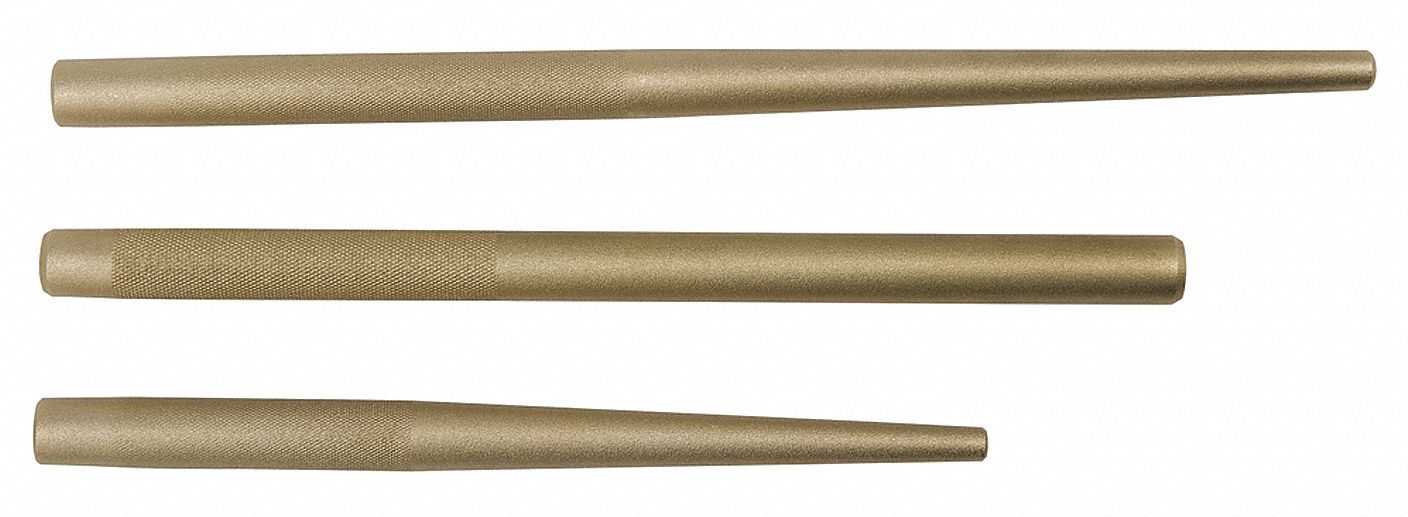 Demolition Punch Set 3 Pieces Brass