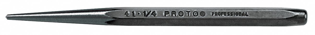Center Punch S2 7/16 x 5-1/4 In Black