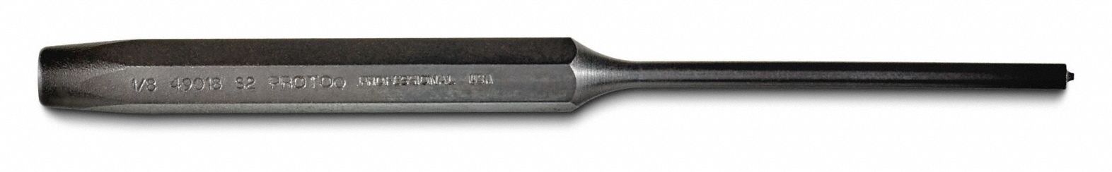 Pin Punch S2 1/8 x 4-3/4 In
