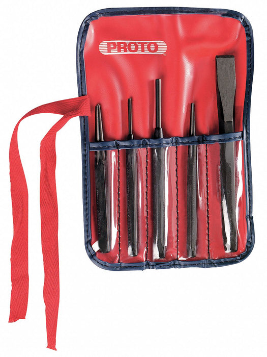 Punch and Chisel Set 5 Pieces Steel