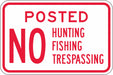 Admittance Sign 12 in Aluminum