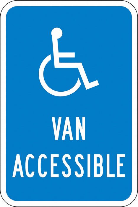 Handicapped Parking Sign 18 x 12 